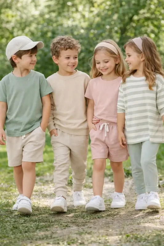 ترند لباس کودک سال جدید با ستهای شیک و راحت بچگانه